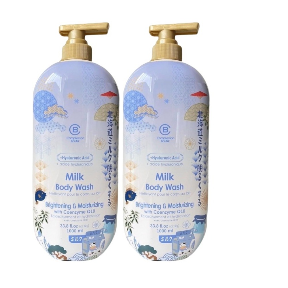 2 PACK OF Milk Body Wash With Hyaluronic A